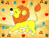 Dibujo Cachorro de león pintado por bri123