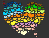 Dibujo Corazón de corazones pintado por ToriYep