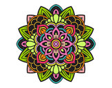 Dibujo Mandala decorativa pintado por Sheera