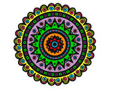 Dibujo Mandala étnica pintado por LuzLiza