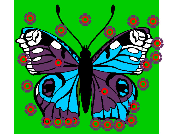 Dibujo Mariposa 20 pintado por zoe10am