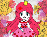 Dibujo Princesa primavera pintado por briquimey
