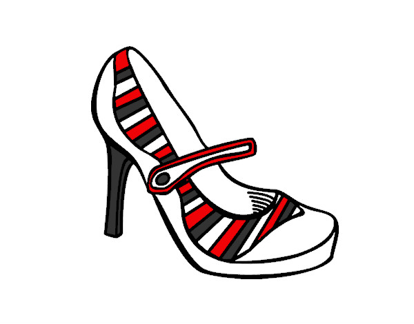 Dibujo Zapatos de tacón sport pintado por Erika2003