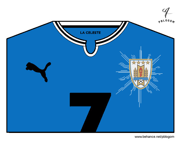 Uruguay 2014 Camiseta