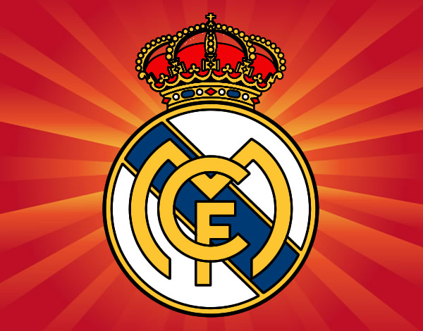 Dibujo Escudo del Real Madrid C.F. pintado por Alba20005
