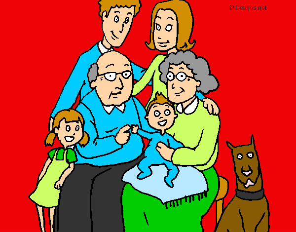 Dibujo Familia pintado por Mariagemel