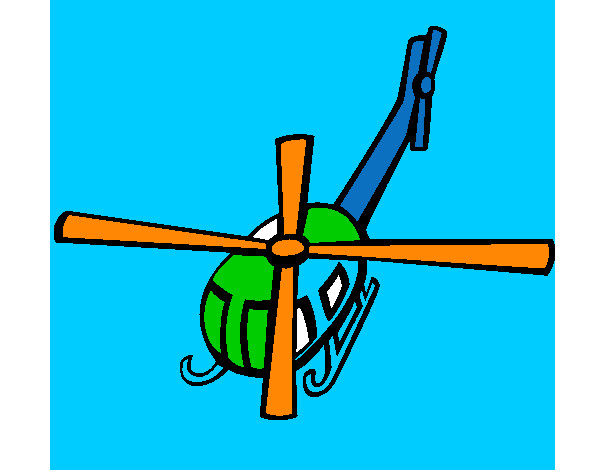 Dibujo Helicóptero V pintado por juanromano