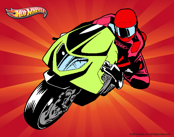 Dibujo Hot Wheels Ducati 1098R pintado por REINALD