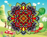 Dibujo Mandala decorativa pintado por REINALD