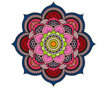 Dibujo Mandala flor oriental pintado por natygm24
