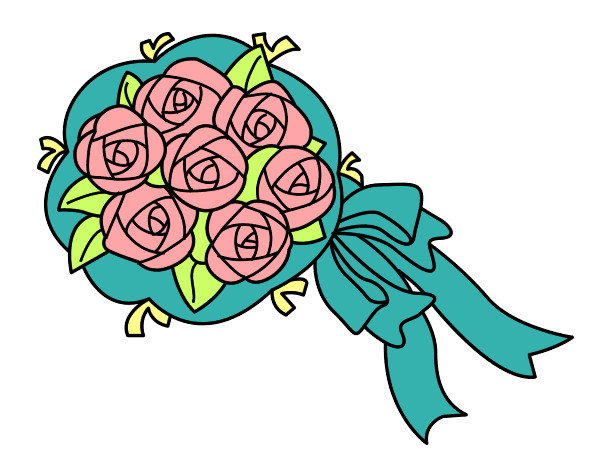 Dibujo Ramo de gardenias pintado por velalu
