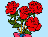 Dibujo Ramo de rosas pintado por ainhoa2014