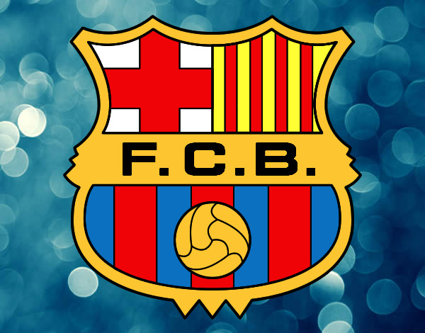 Dibujo Escudo del F.C. Barcelona pintado por ulisesfd