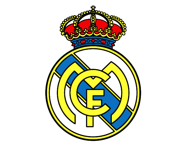 Dibujo Escudo del Real Madrid C.F. pintado por Antonio634
