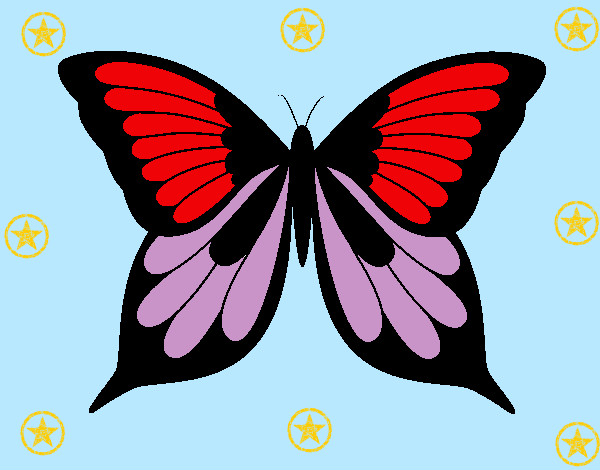 Dibujo Mariposa 8 pintado por anabl