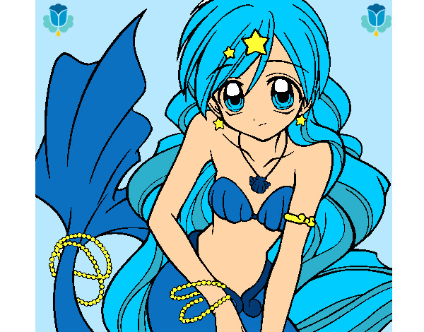 Dibujo Sirena 3 pintado por kurumi123