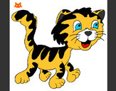 Dibujo Gato con manchas pintado por MACAVICTAT