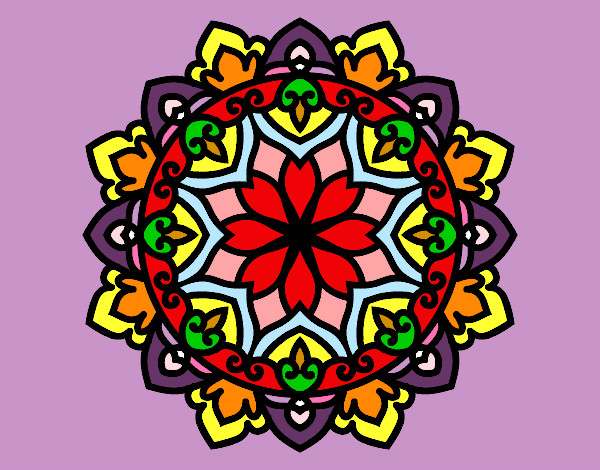 Dibujo Mandala celta pintado por clarabella