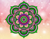 Dibujo Mandala flor oriental pintado por Silark