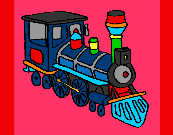 Dibujo Tren 3 pintado por ani123