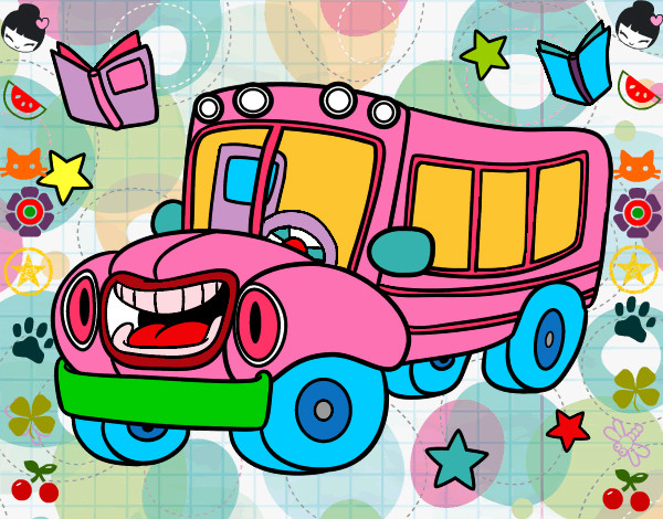 Dibujo Autobús animado pintado por Prince10