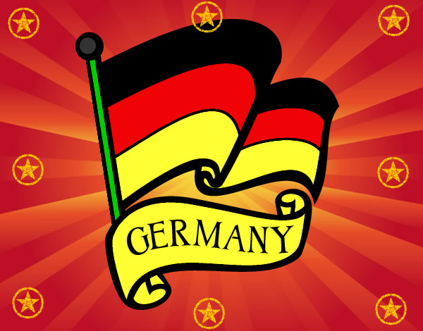 Dibujo Bandera de Alemania pintado por ckftito