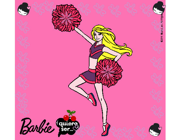 Dibujo Barbie animadora pintado por Prince10