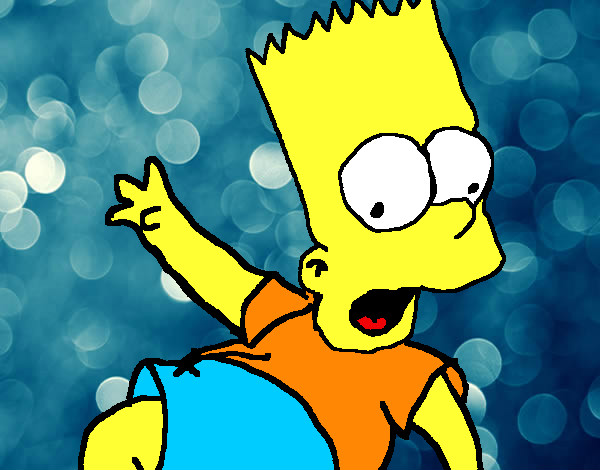 Dibujo Bart 2 pintado por ckftito