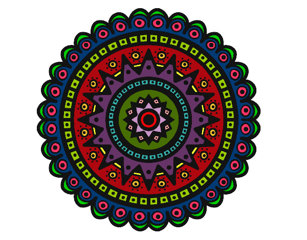 Dibujo Mandala étnica pintado por Mparg92