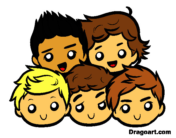 Dibujo One Direction 2 pintado por sofia1550
