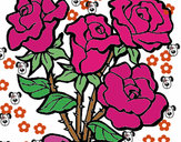 Dibujo Ramo de rosas pintado por Marceflore