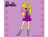 Dibujo Barbie juvenil pintado por negrimela