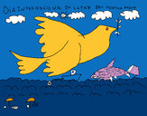 Dibujo Día Internacional de la Paz pintado por magdal