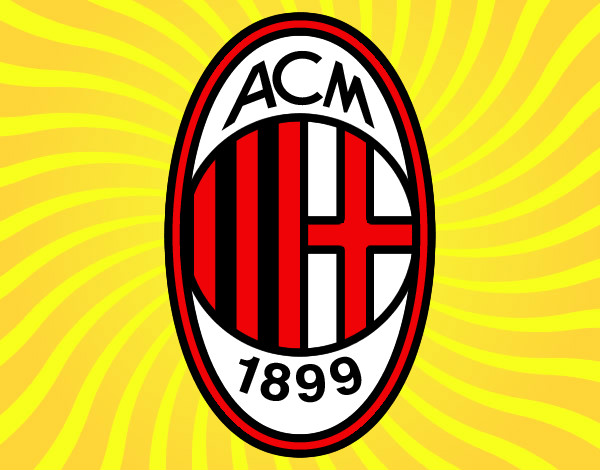 Dibujo Escudo del AC Milan pintado por matro777