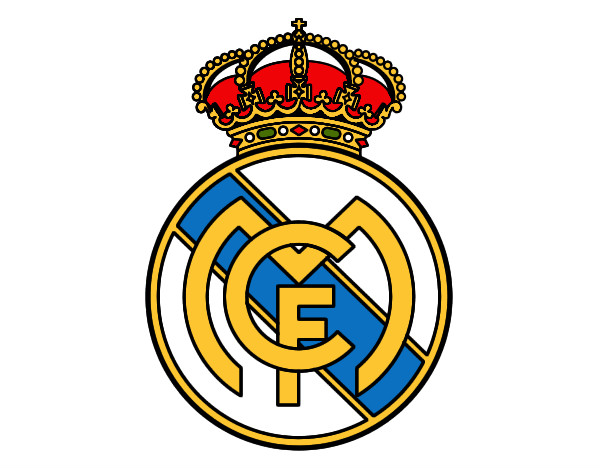 Dibujo Escudo del Real Madrid C.F. pintado por joaco123