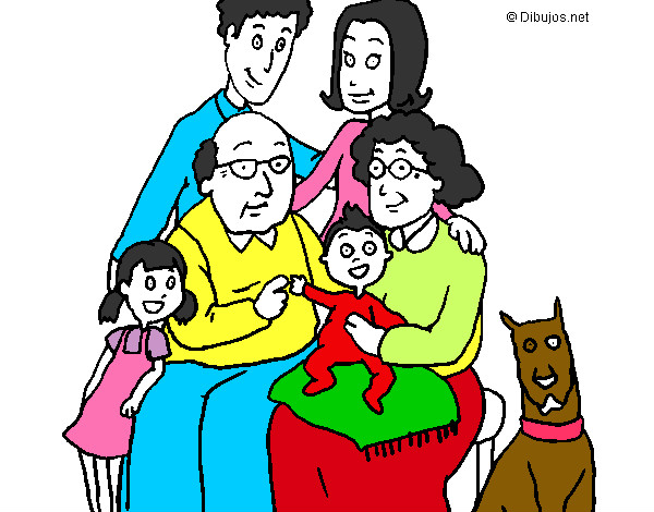 Dibujo Familia pintado por magdal