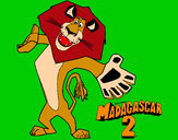 Dibujo Madagascar 2 Alex 2 pintado por ishmaell