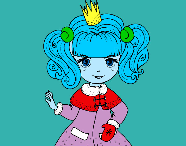 Dibujo Princesa del invierno pintado por tosimira