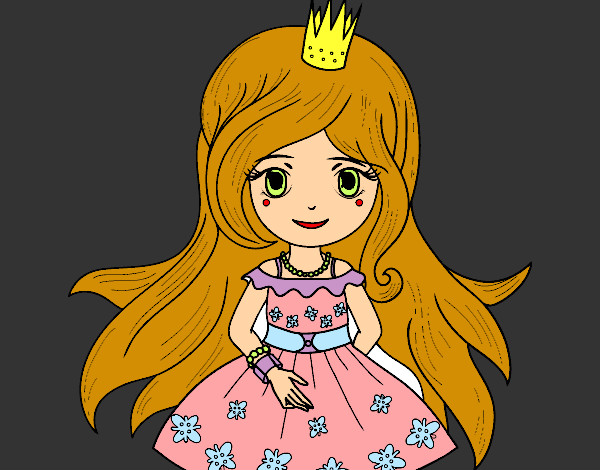 Dibujo Princesa primavera pintado por tosimira