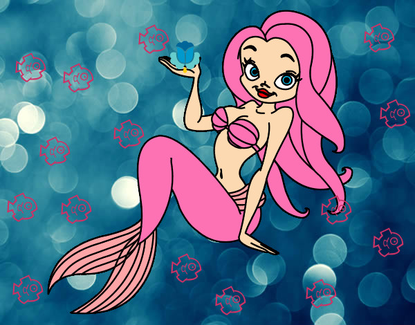 Dibujo Sirena sexy pintado por antomaxwel