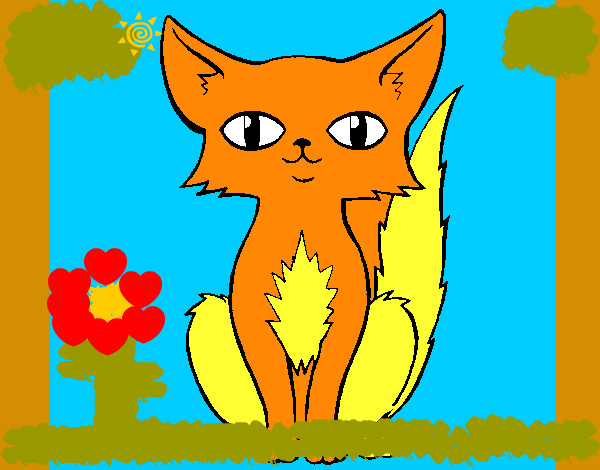 Dibujo Gato persa pintado por gabiagus87