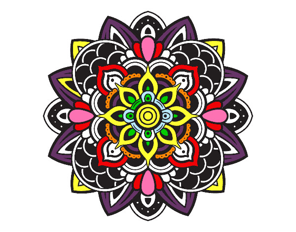 Dibujo Mandala decorativa pintado por bemargoo14
