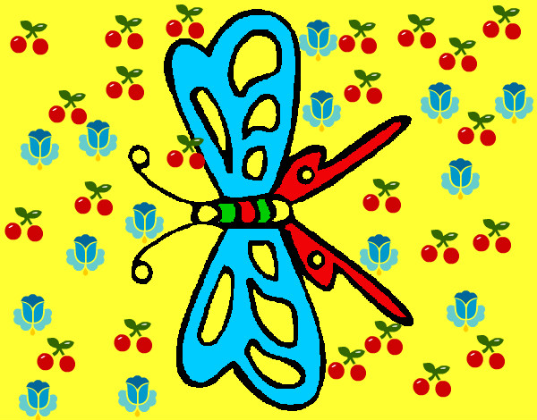 Dibujo Mariposa 12 pintado por kiro