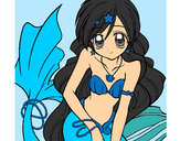 Dibujo Sirena 3 pintado por maferuchis