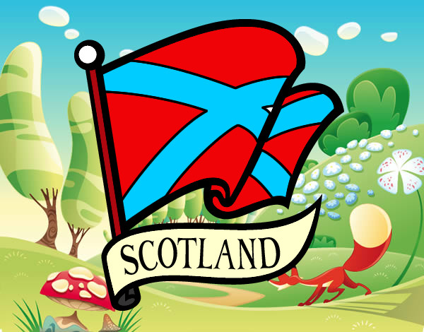 Dibujo Bandera de Escocia pintado por jamel12
