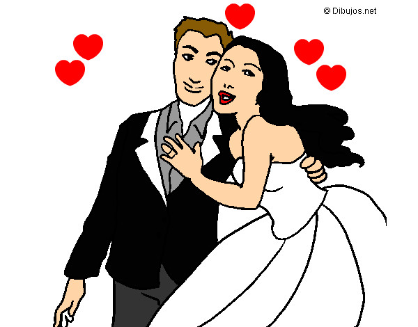 Dibujo Marido y mujer pintado por lesther