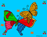 Dibujo Mariposas pintado por marelus
