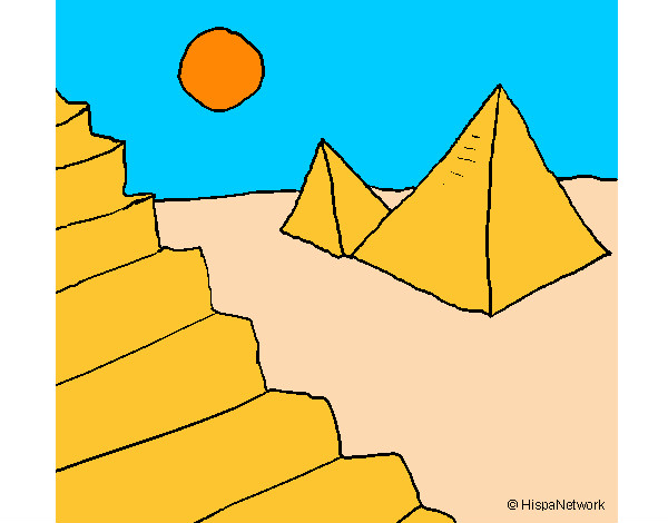 Dibujo Pirámides pintado por Ratchet