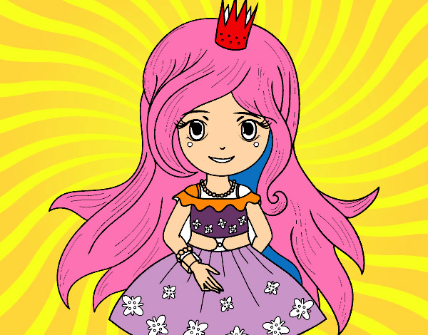 Dibujo Princesa primavera pintado por maedanoor