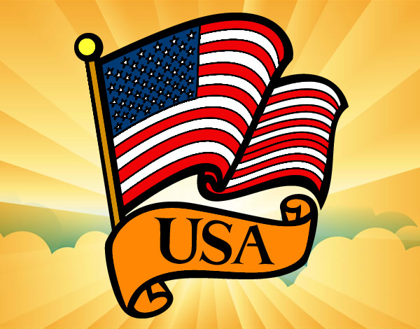 Dibujo Bandera de los Estados Unidos pintado por TOLEDO7